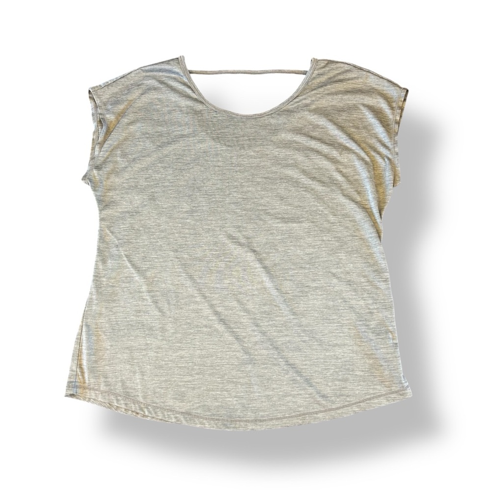 [Head] Light Gray Activewear Short Sleeve Tee